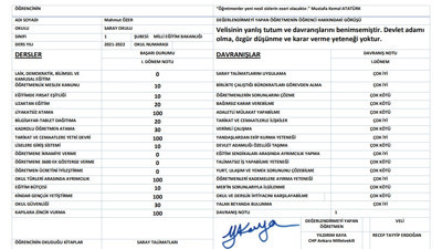 Milli Eğitim Bakanı Mahmut Özer sınıfta kaldı