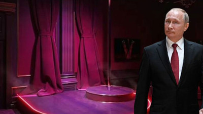 İşte Putin'in 'milyar dolarlık' harem odası. Striptiz salonunun görüntüleri de paylaşıldı