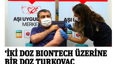 Prof. Saltık Bakan Koca ve Bilim Kurulunun önüne şok gerçeği koydu. Fahrettin Koca, iki doz Biontech üzerine Turkovac demişti