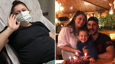 Anne ve karnındaki 8 aylık bebeğini korona ayırdı