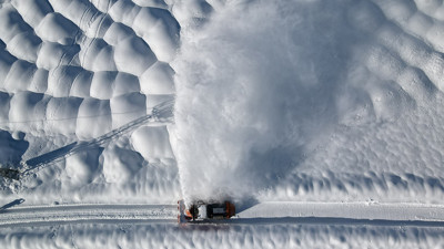 Tunceli'de karla savaş