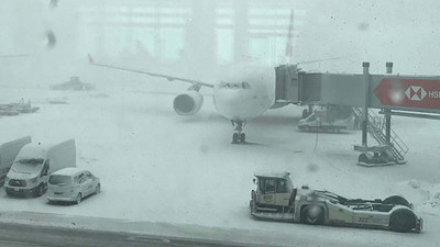 İstanbul Havalimanı'nda uçuşlar durduruldu