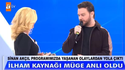 Müge Anlı'dan ilham alıp şarkı yazan ünlü şarkıcı kim? Canlı yayında sürpriz yaptı