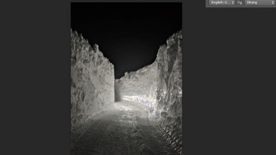 Kar kalınlığı iş makinelerinin boyunu geçti