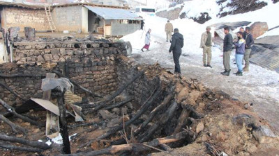 Şırnak'ta ahır yangınında 65 küçükbaş öldü