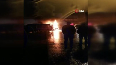 Tarsus’ta tır şoförü yanarak hayatını kaybetti