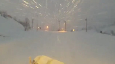 O karayolu TIR geçişine kapatıldı