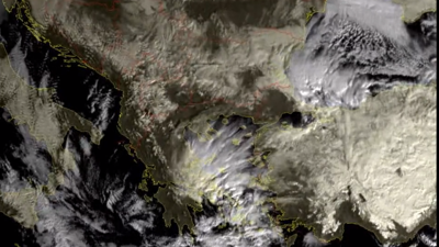 Türkiye'yi esir alan kar fırtınası uzaydan böyle görüntülendi!