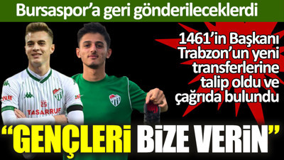 Trabzonspor'a gençler için transfer çağrısı