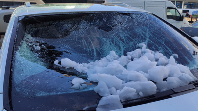 10 günlük lüks otomobil tuzla buz oldu