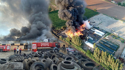 Fabrikalarda yangın sonrası 'zehir' tehlikesi