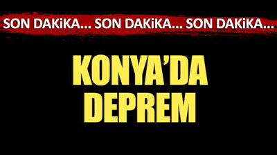 Konya'da 4.2 büyüklüğünde deprem