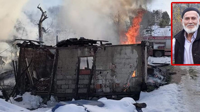 Yangını söndürmek isterken canından oldu