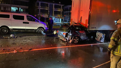 Son nefesini TIR'ın altında verdi