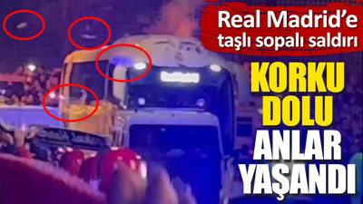 Real Madridli futbolcular dehşeti yaşadı