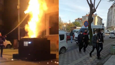 Uzunköprü'de Adalet Anıtı'nı yakan saldırgan tutuklandı