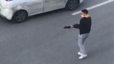 Şehir magandası pompalı tüfekle dükkan bastı