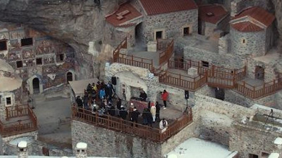 Sümela Manastırı'nda 'diskovari eğlence' tartışma yarattı