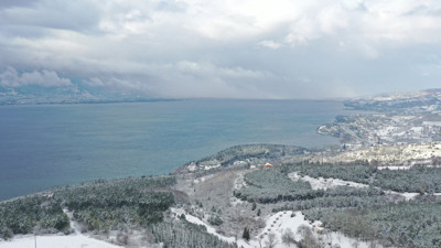 Sapanca Gölü'nde su seviyesi, son yılların en yüksek seviyesine ulaştı