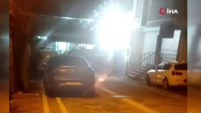 Elektrik direğindeki patlama yürekleri ağza getirdi