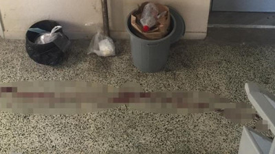 Apartman içinde kanlı hesaplaşma