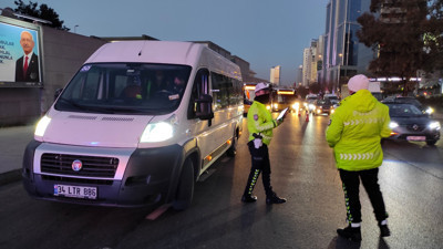 446 okul servis aracı trafikten men edildi