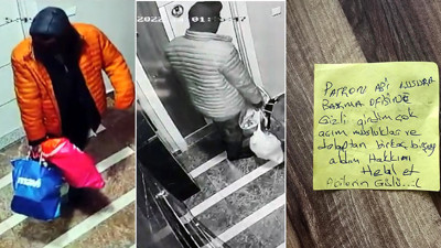 Hırsızdan iş yeri sahibini şok eden not: Hakkını helal et abilerin gülü