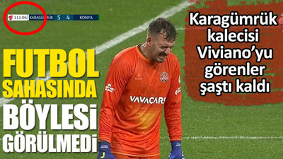 Futbol sahasında böylesi görülmedi!