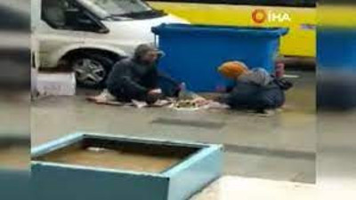 Önce dilendiler sonra da vatandaşlarla dalga geçtiler