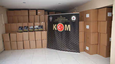 8 tondan fazla kaçak tütün ele geçirildi