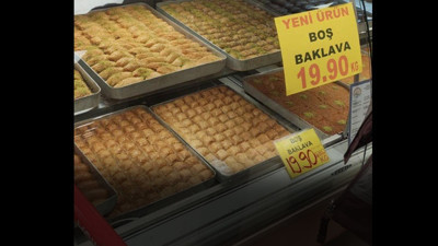 İçi boş baklava 20 lira. Bana fakirliğin resmini çizebilir misin Abidin?