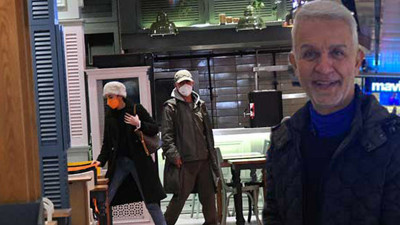 Talat Bulut gizemli arkadaşıyla objektiflere yakalandı!