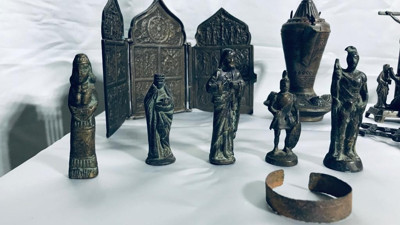 420 adet kaçak tarihi eser ele geçirildi