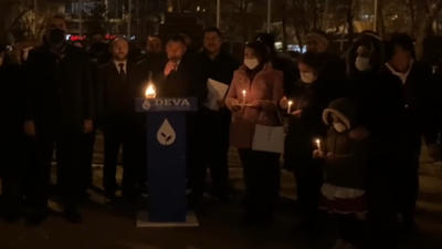 AKP'nin büyük farkla kazandığı şehirde gaz lambaları ve mumlarla protesto!