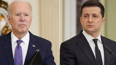 Zelenskiy Biden'ı Ukrayna'ya davet etti