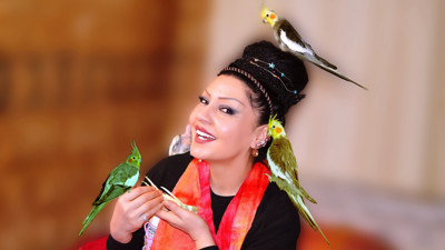 Şahsenem'in kuş cenneti!