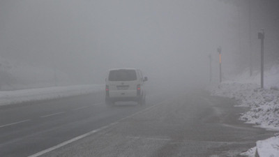 Bolu Dağı’nda sis engeli! 30 metreye düştü…