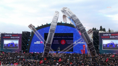 Buca Metrosu’nun temel atma töreni bir ilke sahne oldu