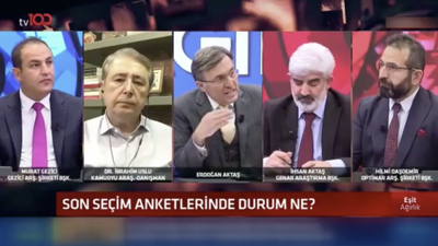 'Birkaç saat önce bitti' dedi, son anketi canlı yayında açıkladı