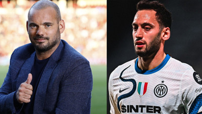 Wesley Sneijder Hakan Çalhanoğlu'nu öve öve bitiremedi