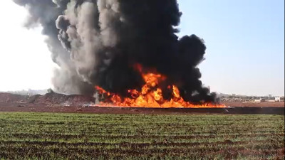 Suriye'de akaryakıt istasyonuna saldırı: 4 ölü