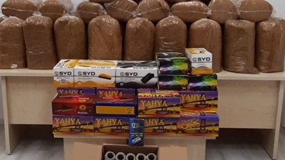 Kayseri'de 400 kilogram kaçak tütün ele geçirildi