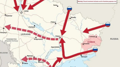 "İşgal planı" iddiası: İngiltere, Rusya'nın olası işgal haritasını yayımladı