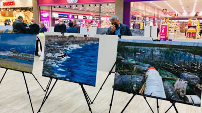 Edirne'de sulak alanlardaki kirliliği anlatan fotoğraf sergisi açıldı