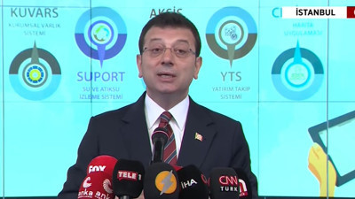 İmamoğlu'ndan muhabire bomba yanıt: ''Allah’ın suyu'' dediğiniz su için, biz devlete 3 milyar TL elektrik faturası ödüyoruz