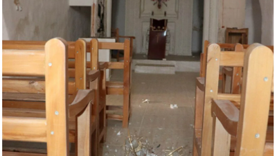 Tarihi kilisenin çanı hırsızları kaçırdı