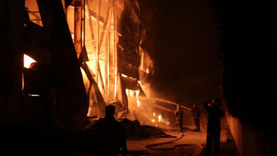 Sakarya'da fabrika yangını