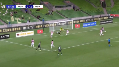 Western Unitedlı Ben Garuccio'dan dillere destan bir gol! Akrep vuruşu ile harika attı