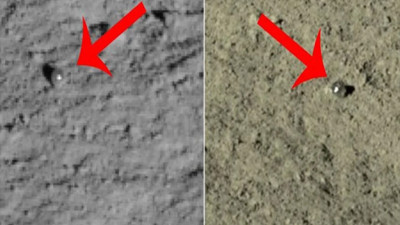 Ay'da bilye benzeri iki cisim bulundu