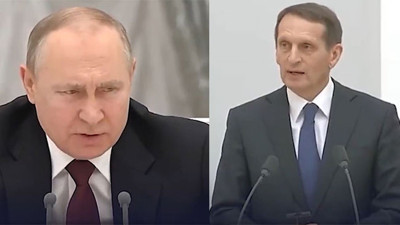 Vladimir Putin Rusya Dış İstihbarat Başkanı Sergey Narişkin'i canlı yayında azarladı
